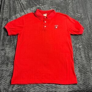 Hartwell sports polo shirt Utah Utes‎ size Large red